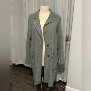 French mauve blazer from Anthropologie size XL green